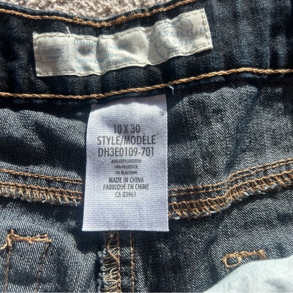 DENVER HAYES size 10x30 classic fit, men’s jeans, dark wash, straight leg - Picture 4 of 7